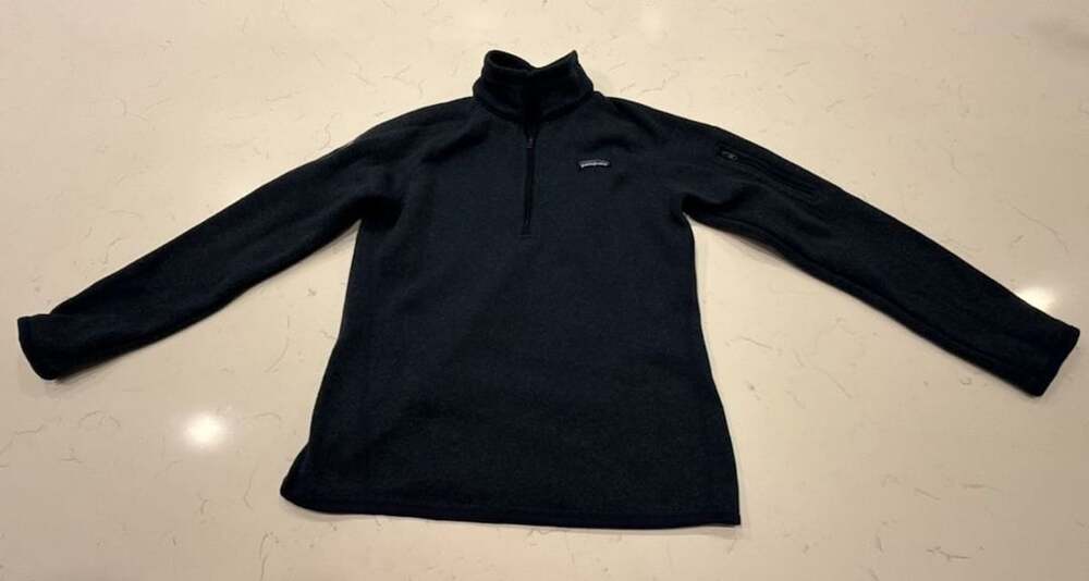 Patagonia Better Sweater 1/4-Zip Size M Navy Fleece Goldman Sachs WOMENS